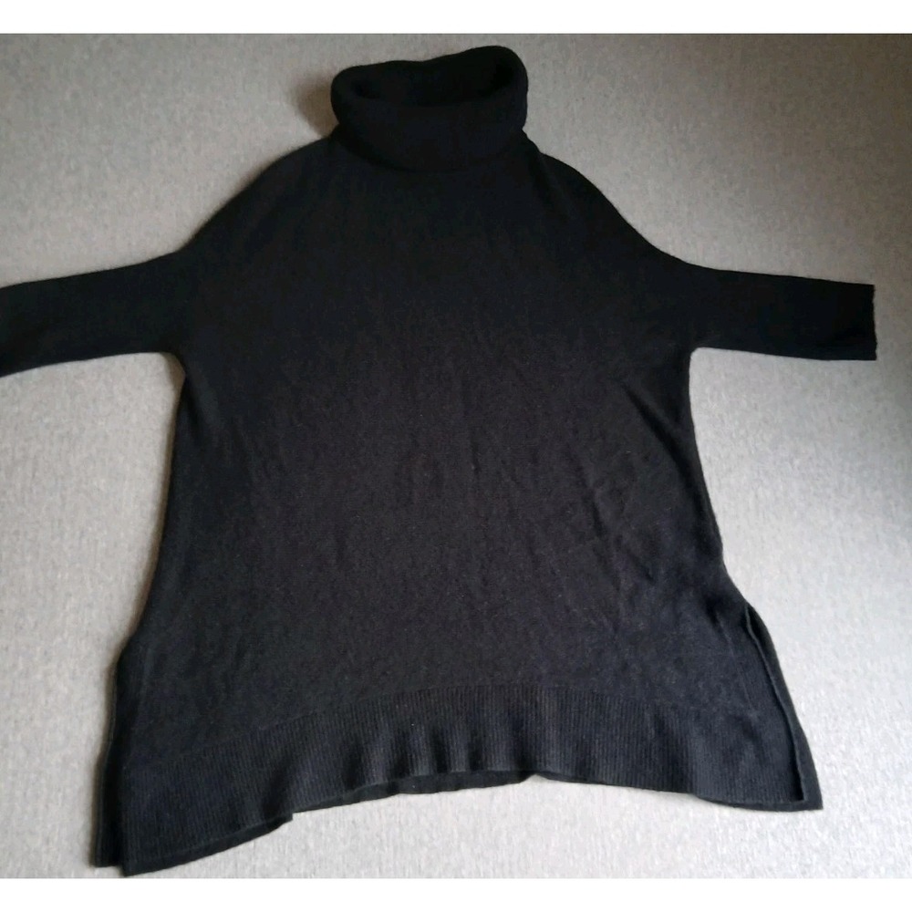 Antonio Melani Sweater Small 100 Cashmere Pullover Turtleneck Cape Oversized